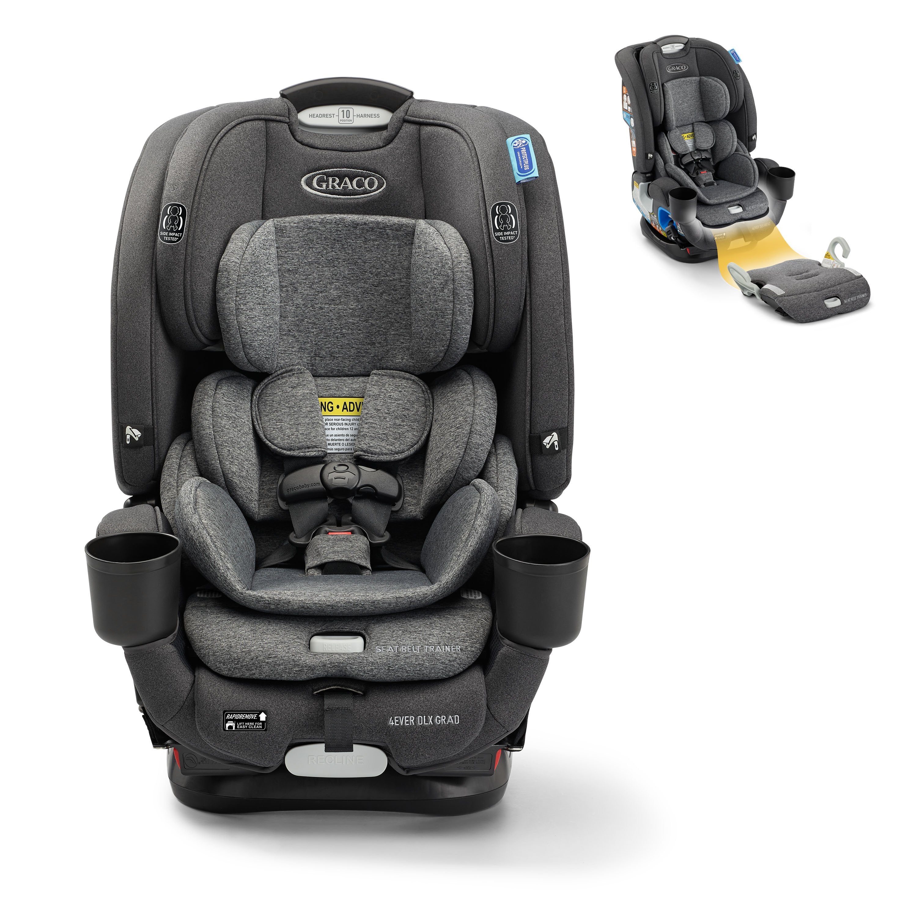 Graco 4Ever® DLX Grad 5-in-1 All-in-One Convertible Car Seat- Harrison –  Babies "R" Us