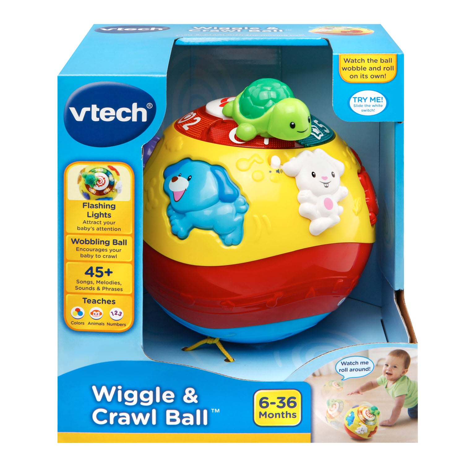 Vtech wiggle and crawl ball
