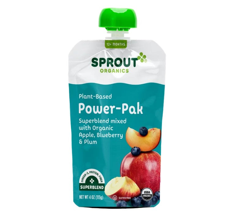 Sprout Power Pak Superblend mixed with Apple, Blueberry & Plum