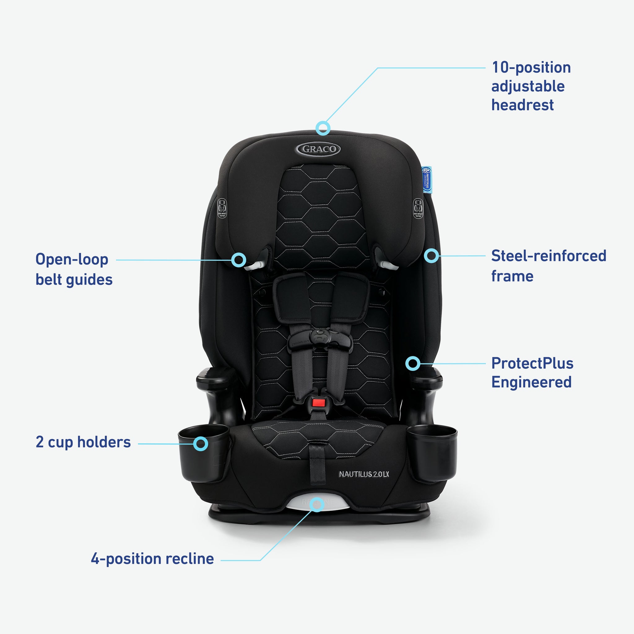 Graco Nautilus 2.0 LX Harness Booster
