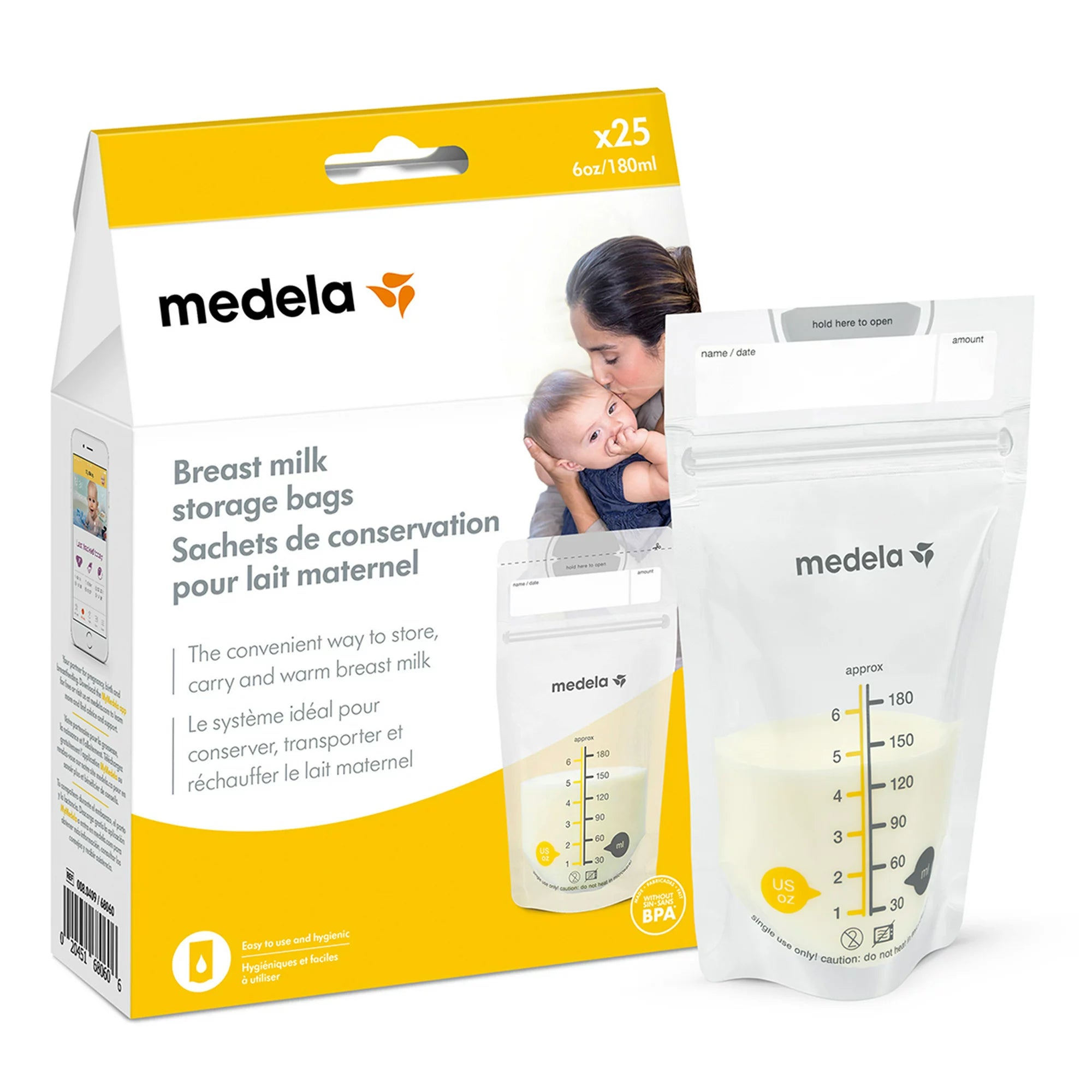 Medela Breast Milk Storage Bags 25 count