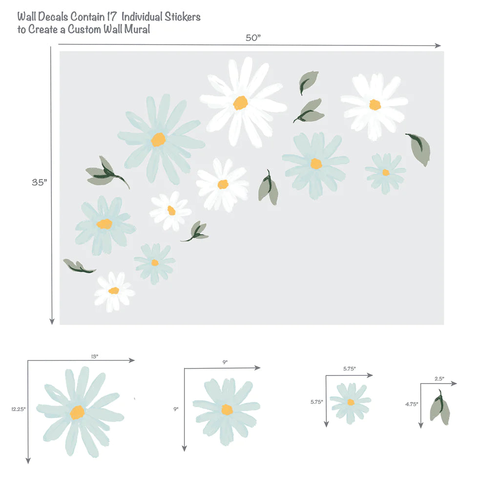 Lambs & Ivy Sweet Daisy Wall Decals