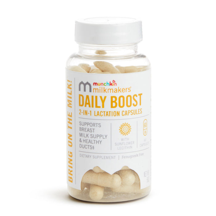 Munchkin Milkmakers' Daily Boost 2-in-1 Lactation Capsules