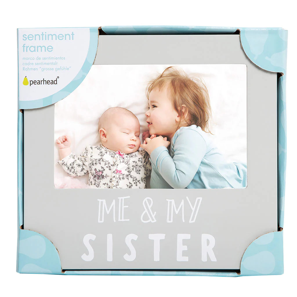 Pearhead "Me and My Sister" Sentiment Frame