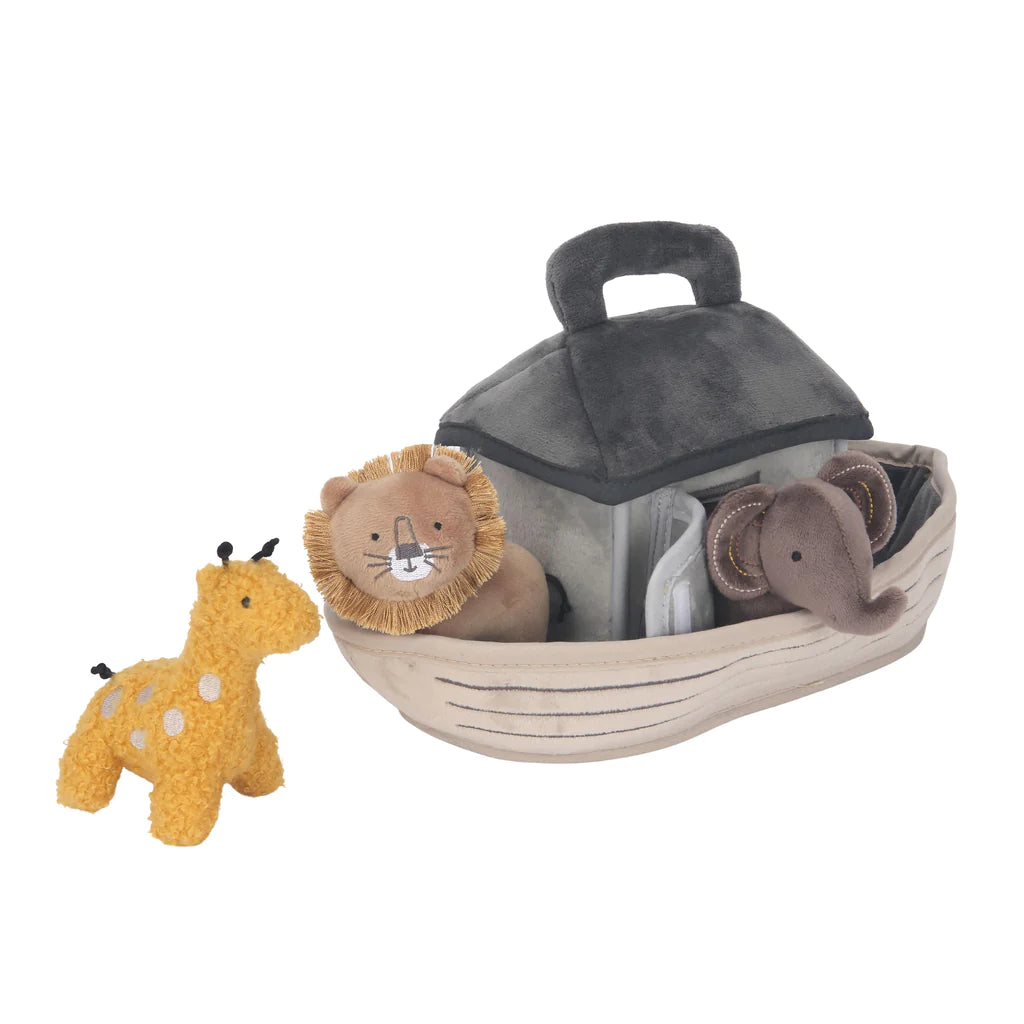 Lambs & Ivy Baby Noah Interactive Plush Toy with Animals