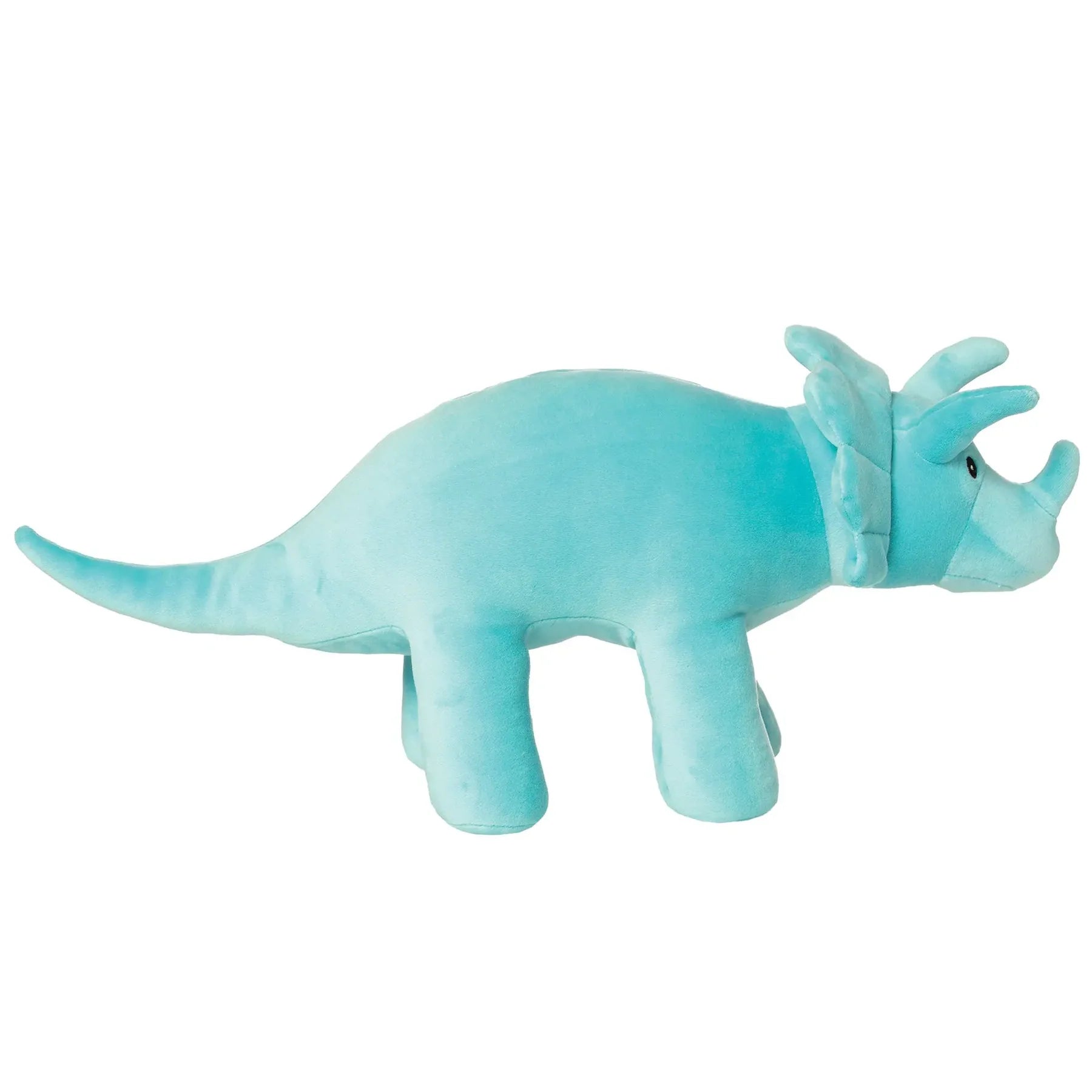 Manhattan Toy Company Velveteen Dino Triceratops Spike