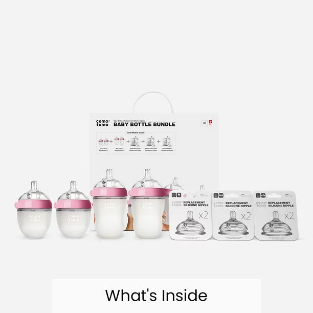 Comotomo Baby Bottle Bundle (7 Piece Set)