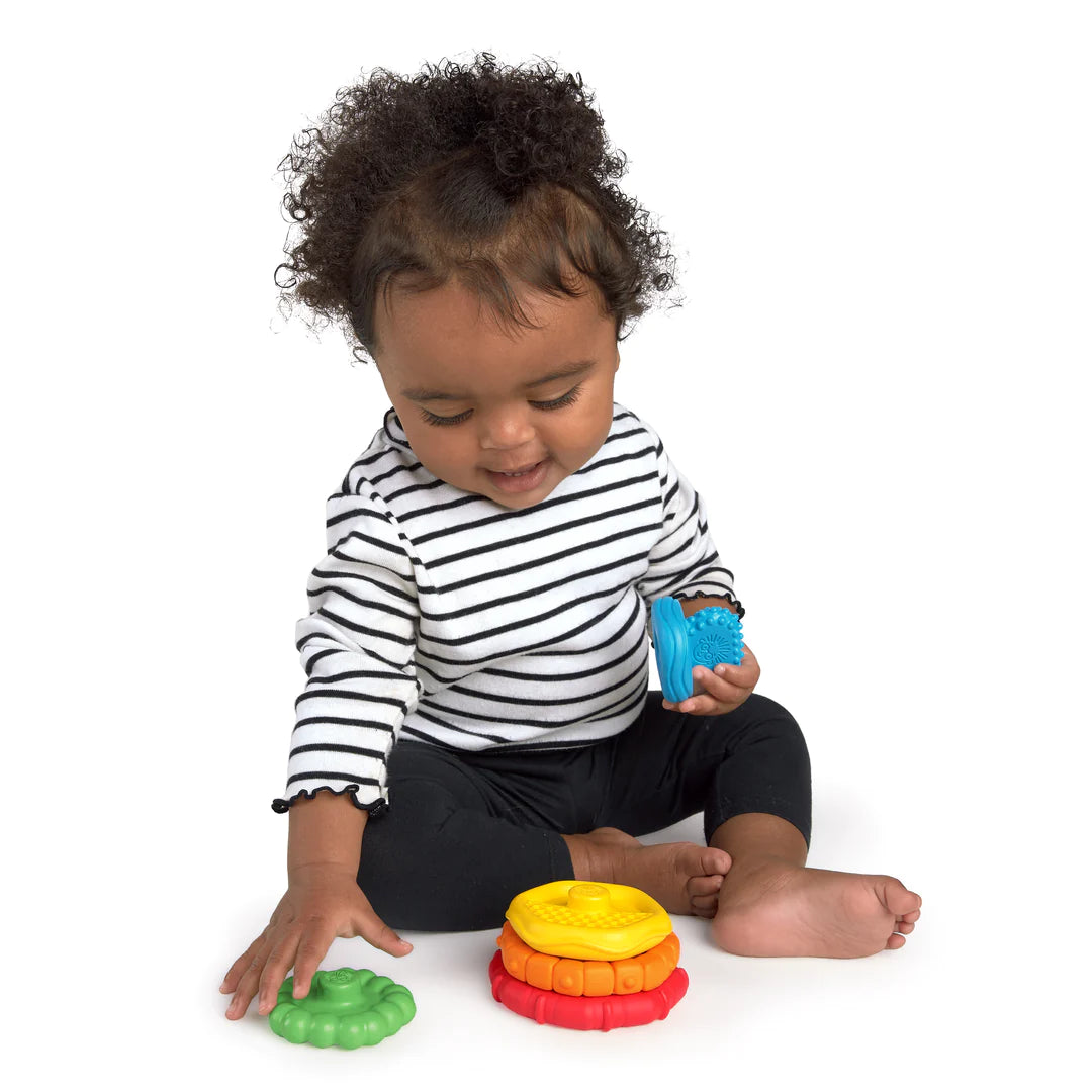 Baby Einstein Stack & Teethe™ Multi-Textured Teether Toy