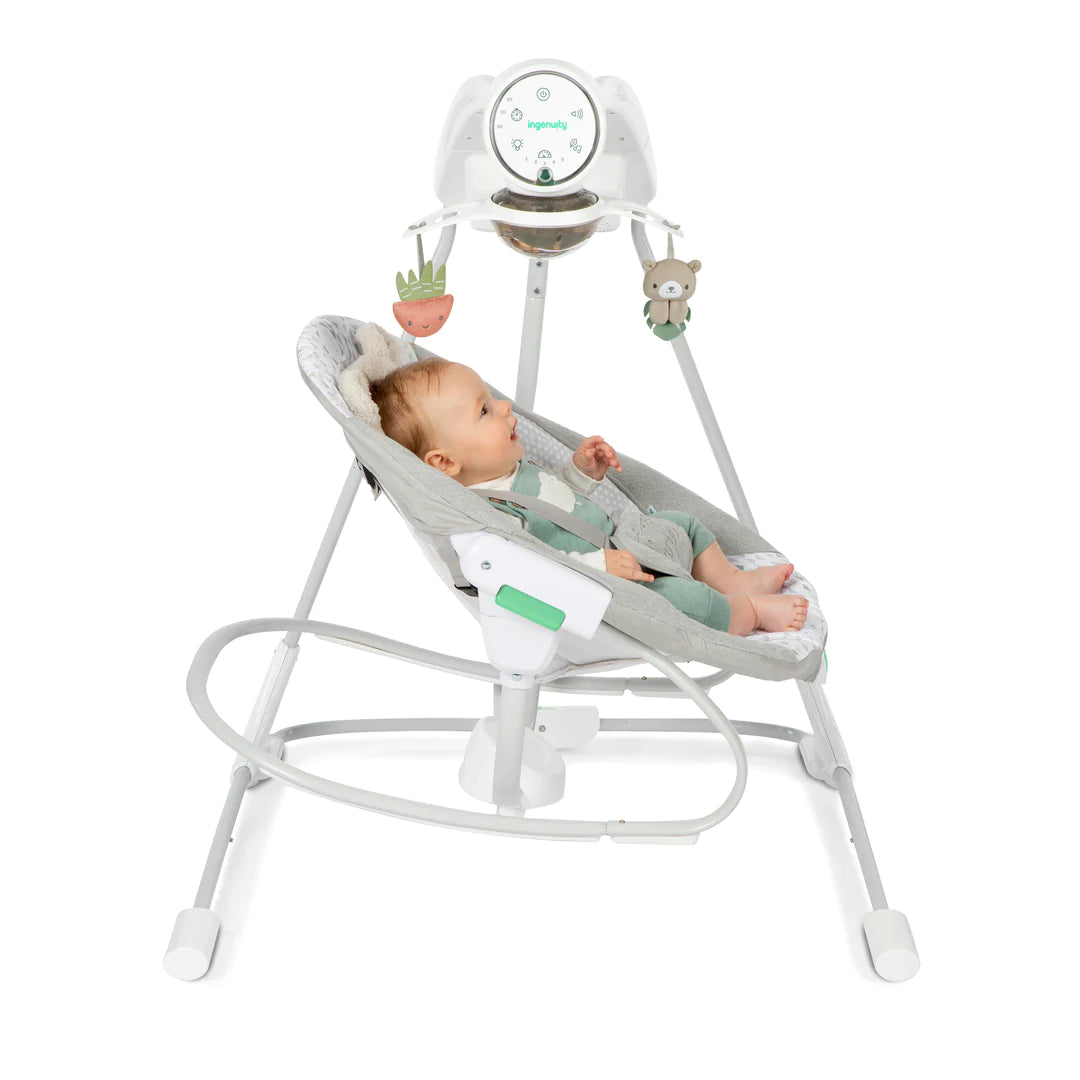 Ingenuity InLighten Soothing Swing Rocker Nate Babies