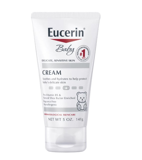 Eucerin Baby Cream, Unscented Baby Creme,
