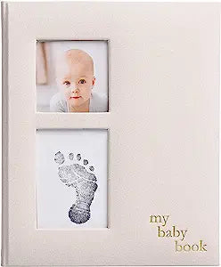 Pearhead Linen Babybook