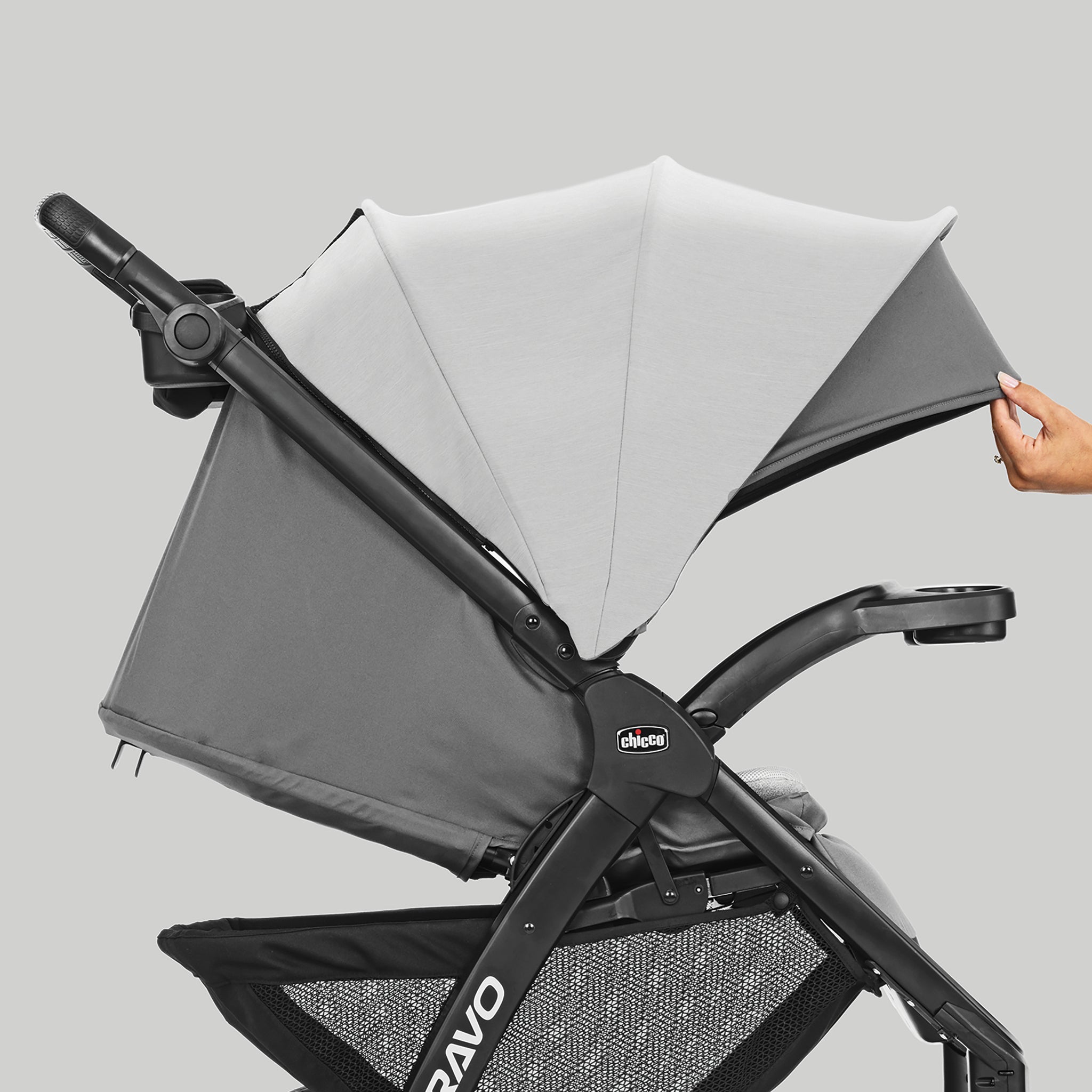 Chicco Bravo LE ClearTex Quick-Fold Full-Size Regular Stroller