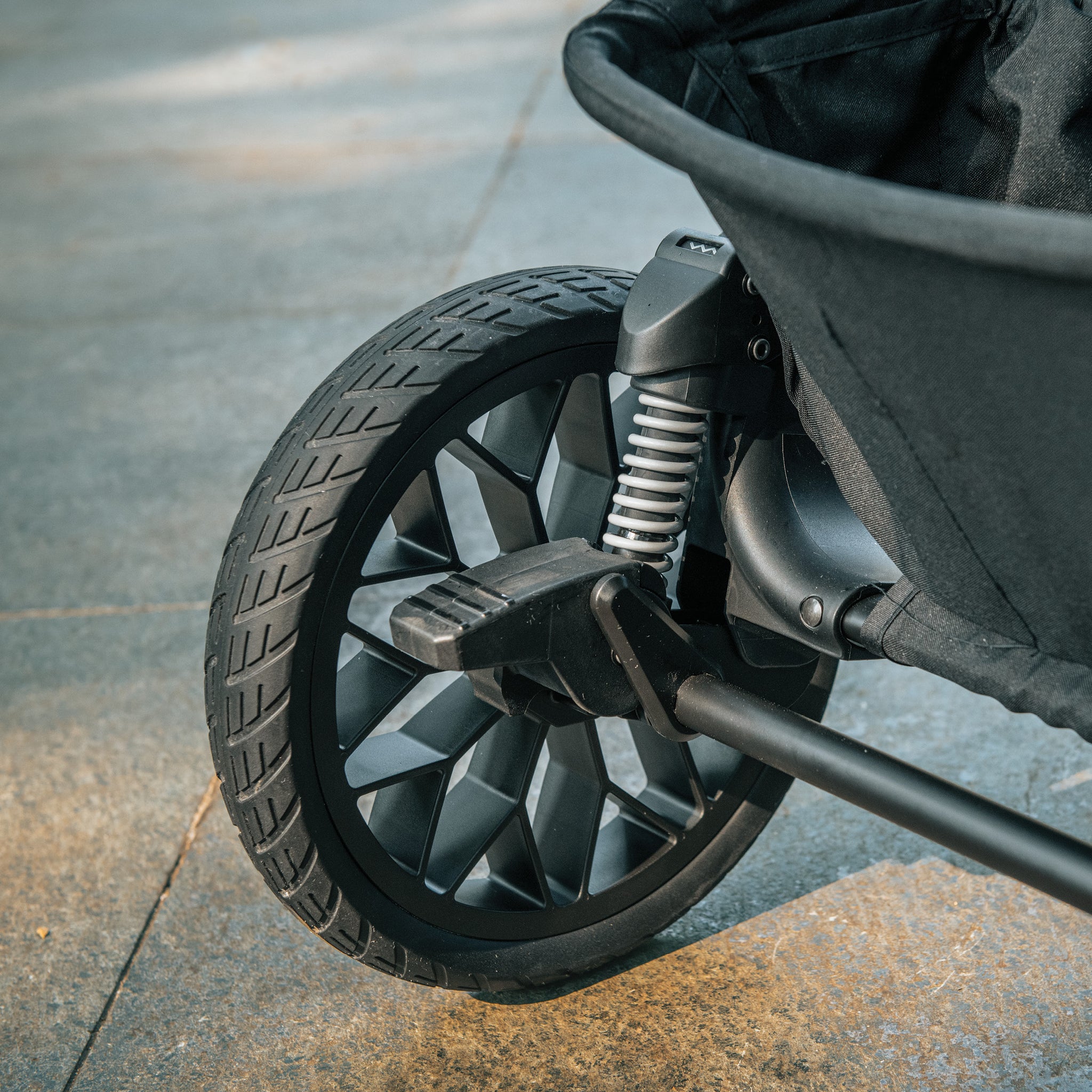 Travel systems with rubber cheap wheels