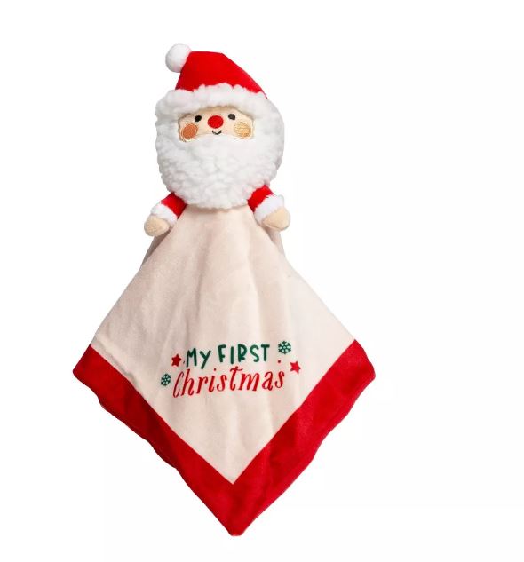 Pearhead Baby's First Christmas Santa Snuggle Blanket