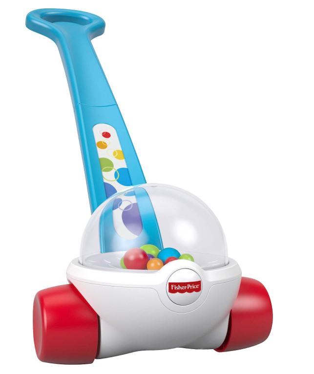 Fisher-Price Corn Popper Push Toy with Ball-Popping Action for Infants and Toddlers