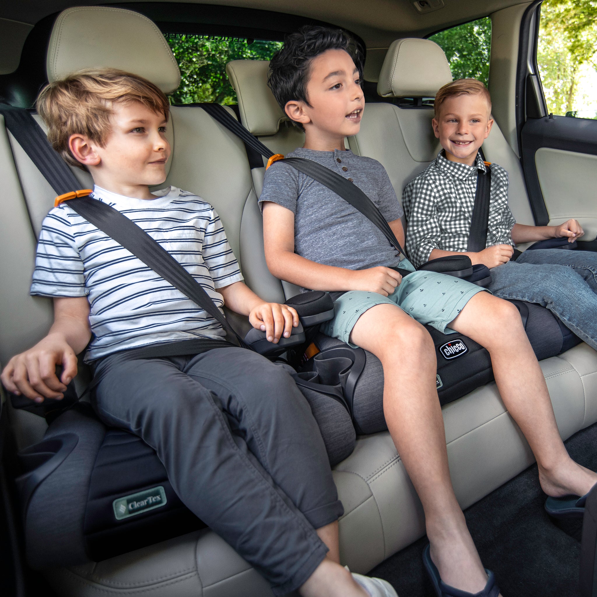 Chicco GoFit ClearTex Backless Booster Car Seat