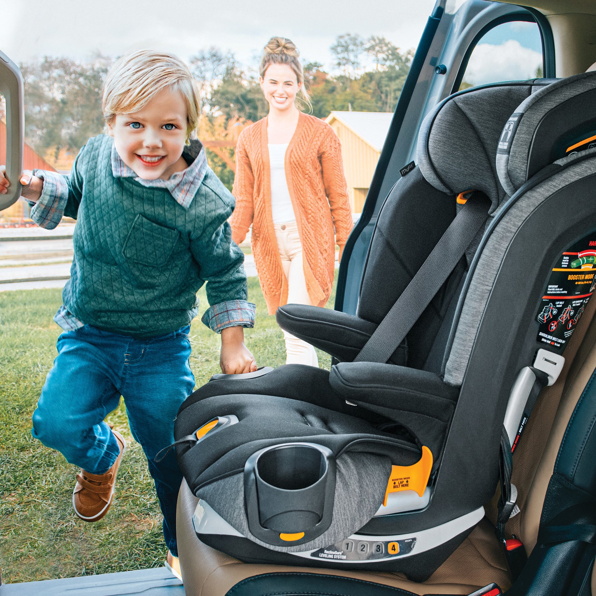 Chicco myfit top booster seat