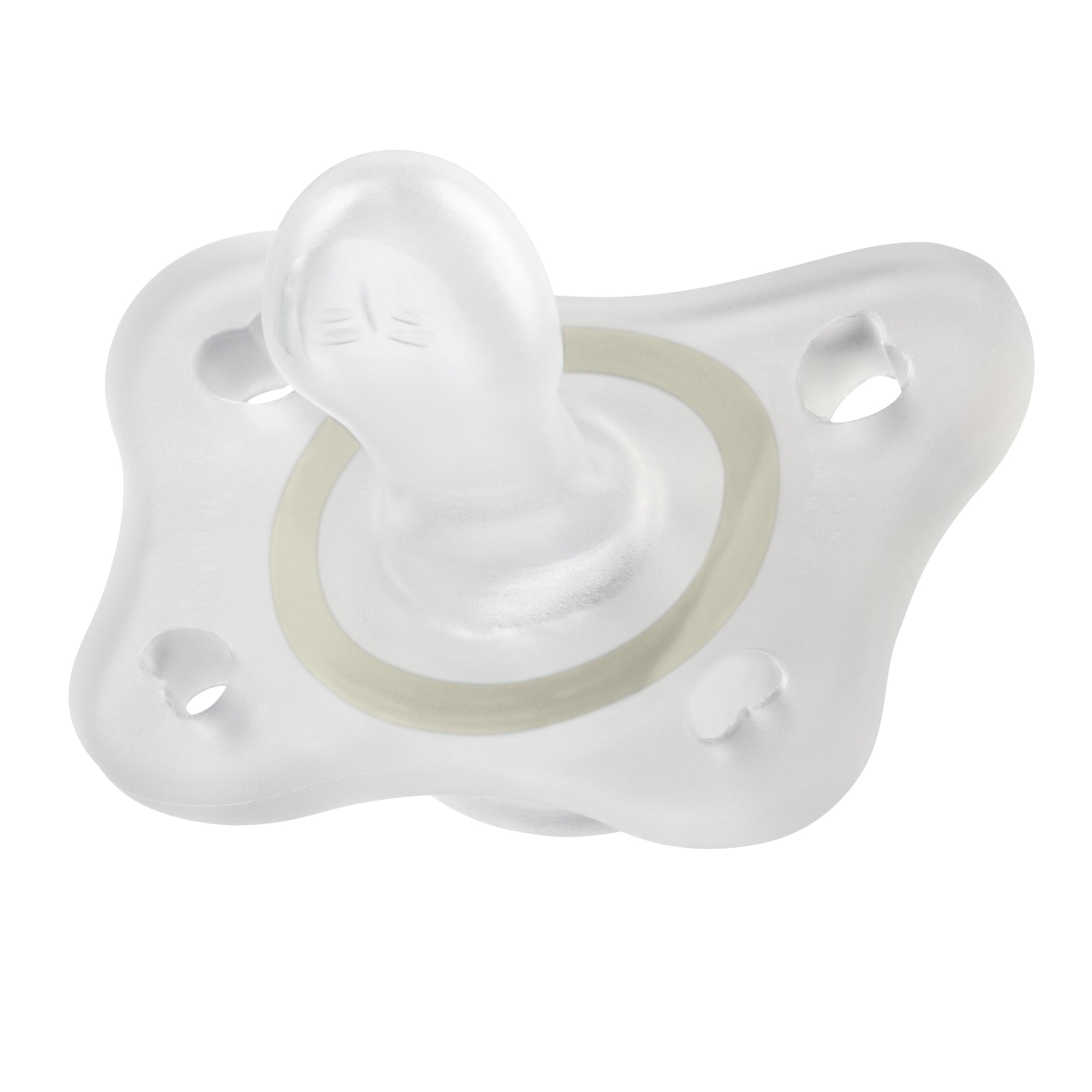 Chicco PhysioForma Glow in the Dark Mini Orthodontic Pacifier 2-6m 2pk