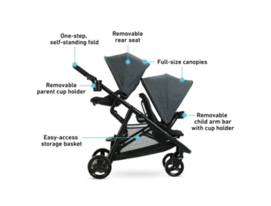 Graco double stroller toys r us cheap