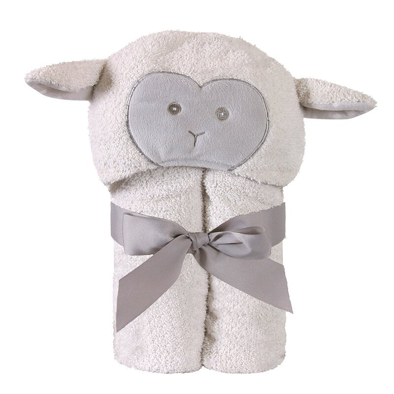 Stephan Baby Animal Hooded Towel: Lamb