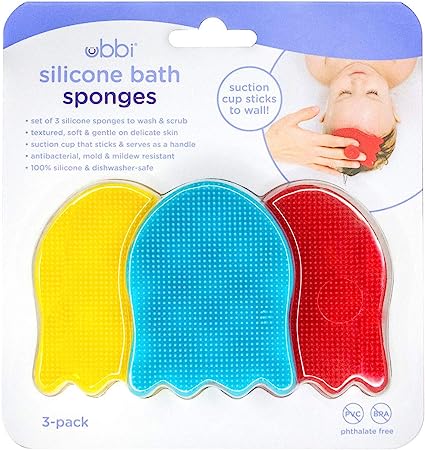 Ubbi Silicone Bath Sponges