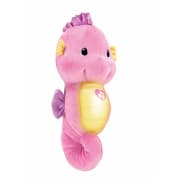 Fisher-Price Soothe & Glow Seahorse, Musical Plush Toy & Sound Machine for Baby with Lights